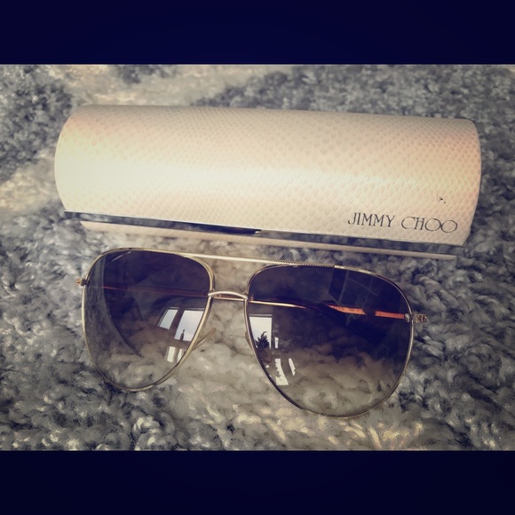 Jimmy Choo Accessories - Jimmy Choo Aviator Sunglasses Jimmy Choo Accessories - Jimmy Choo Aviator Sunglasses